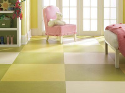 Sols linoleum en dalles clipsables